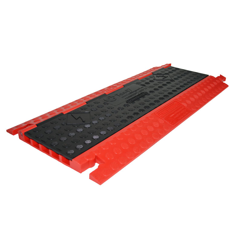 Black Line 5 Channel Low Profile Cable Ramp